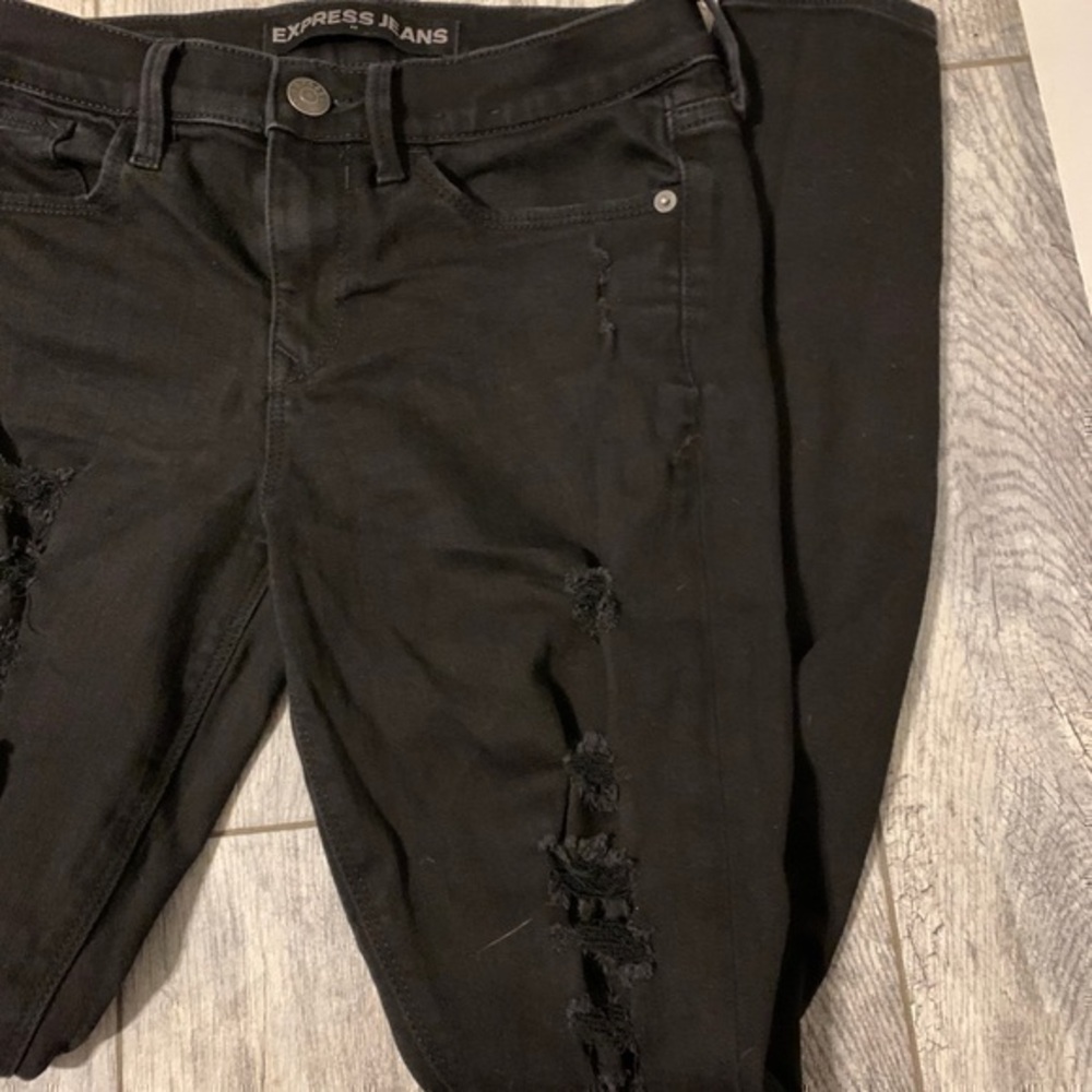 Express | black skinny jeans